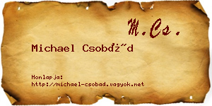 Michael Csobád névjegykártya